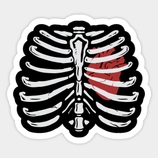 Halloween Ribs Sticker